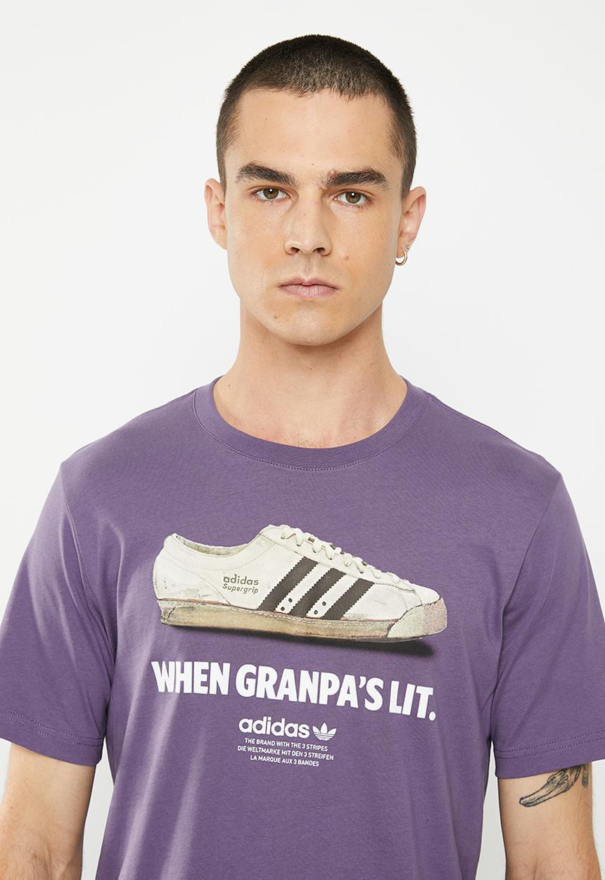 adidas Originals - New age tee m - tech purple
