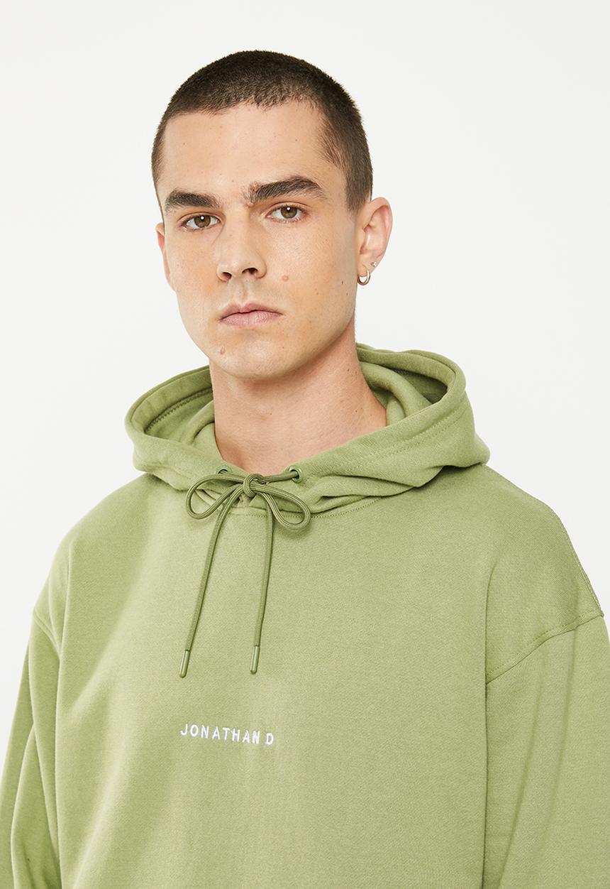 Jonathan D - Drake branded hoodie - jade