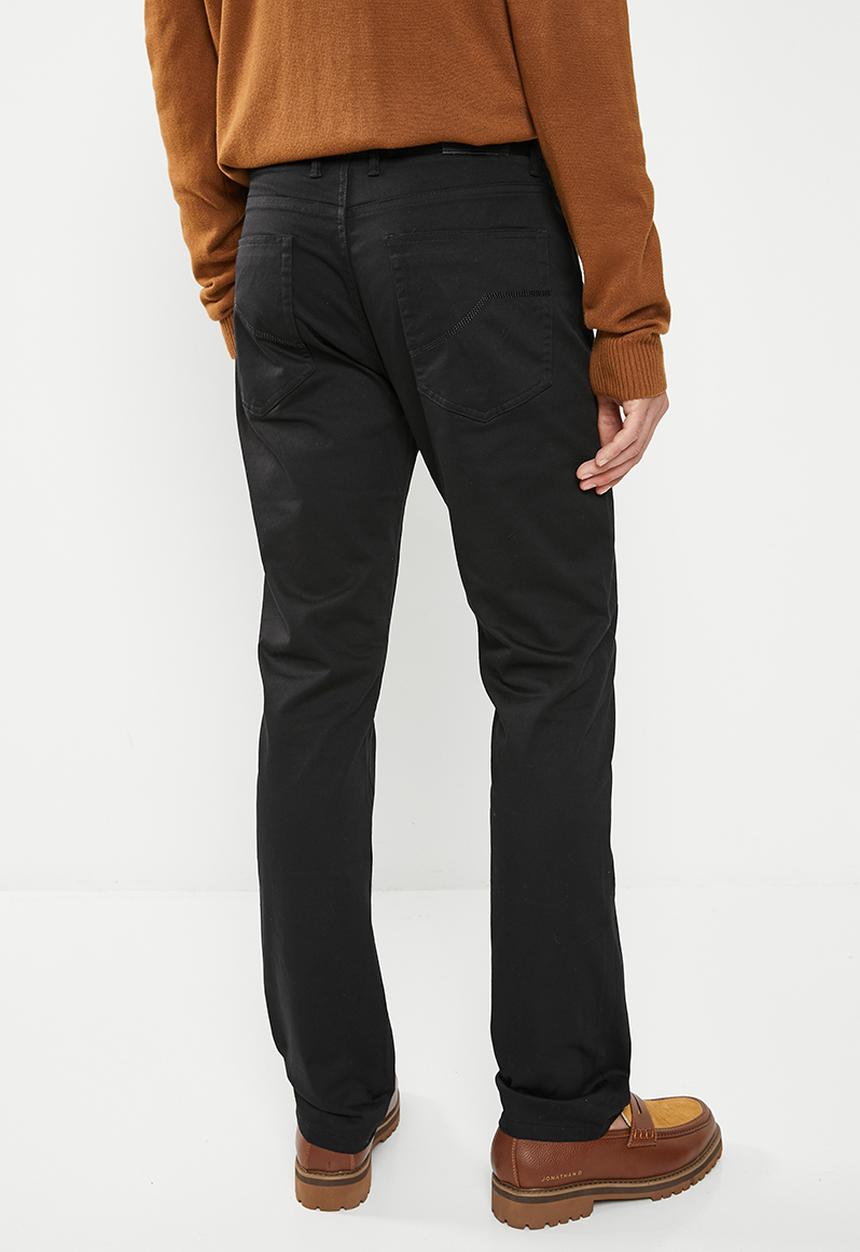 Jonathan D - Victor cotton trousers - black