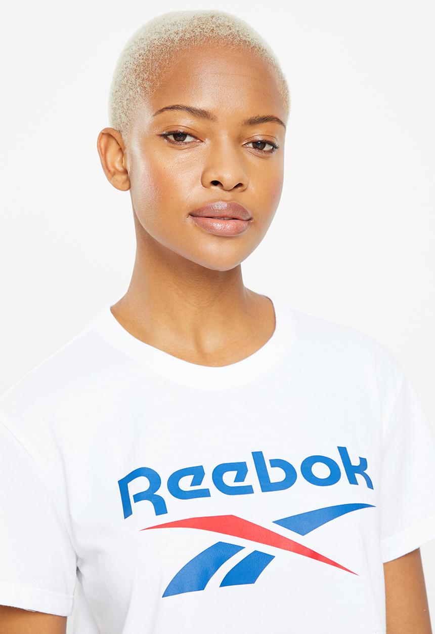 Reebok - Ri bl crop tee - white/vector blue