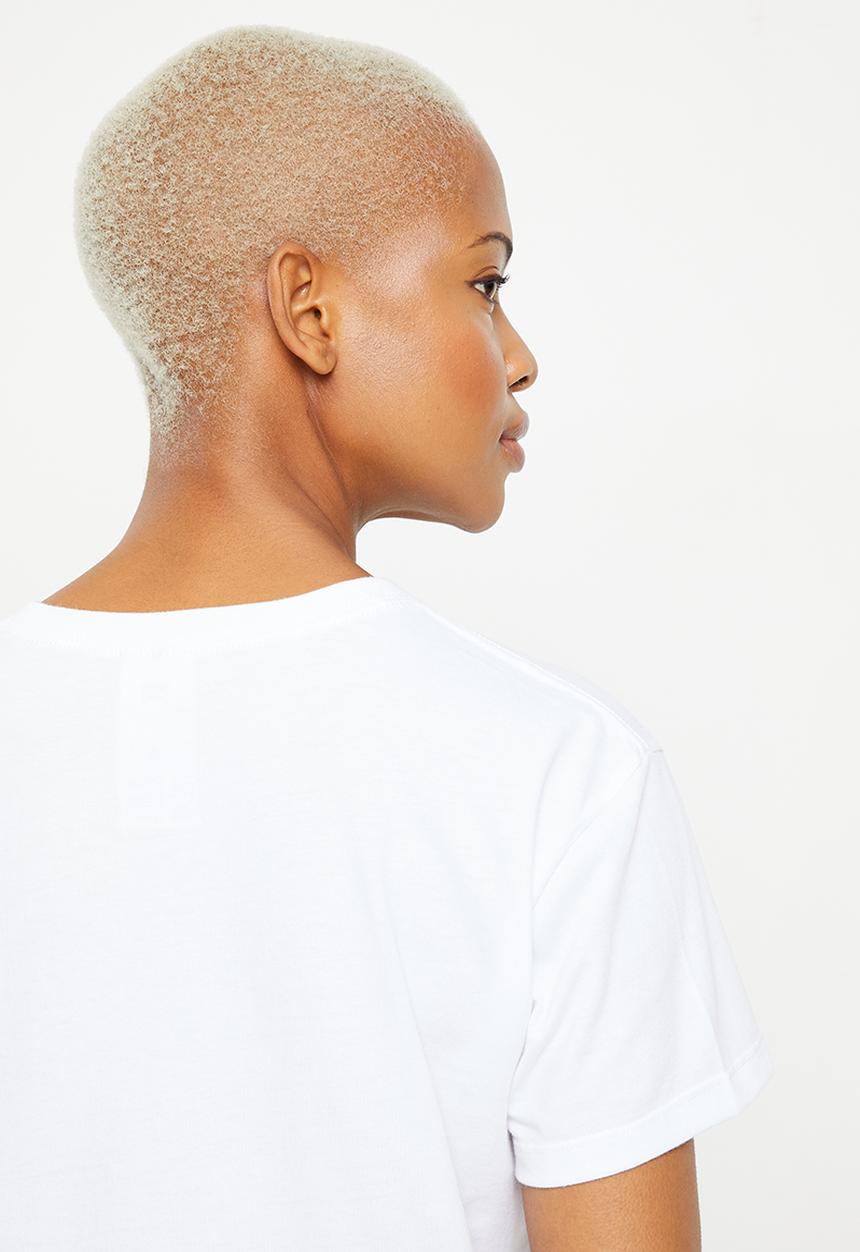 Reebok - Ri bl crop tee - white/vector blue