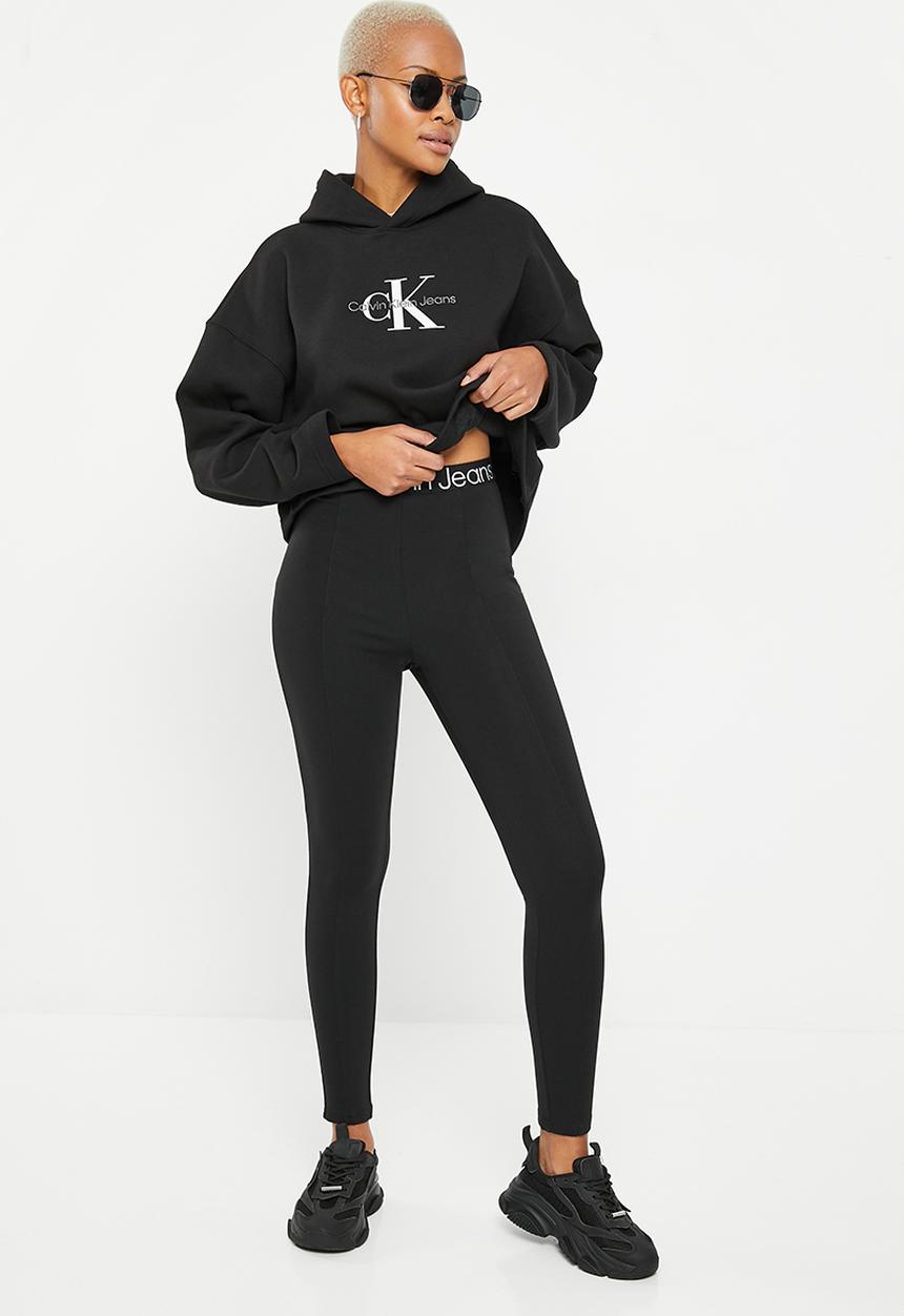 Calvin Klein - High rise milano leggings - ck black
