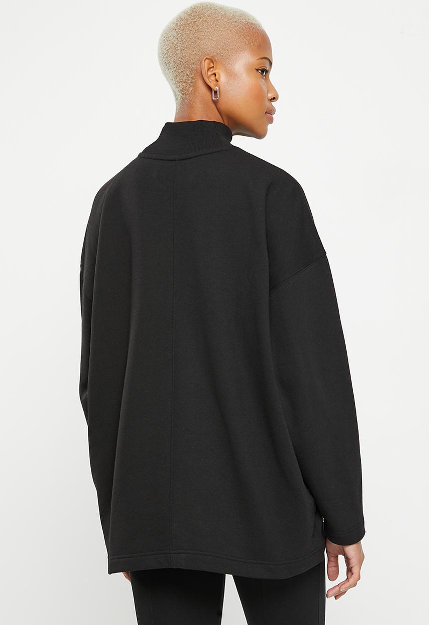 Calvin Klein - Archival monologo mock neck - ck black