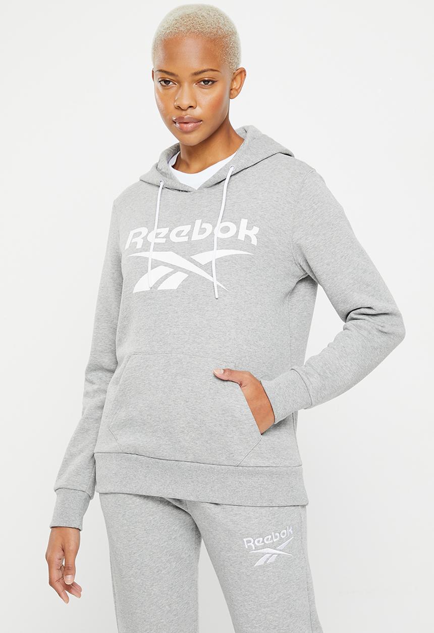 Reebok - Ri bl fleece hoodie - medium grey heather