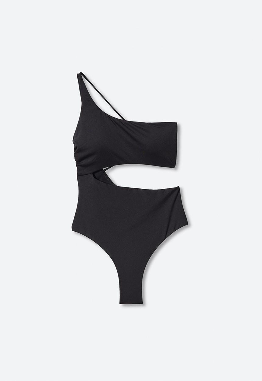 MANGO - Swimsuit cira - black