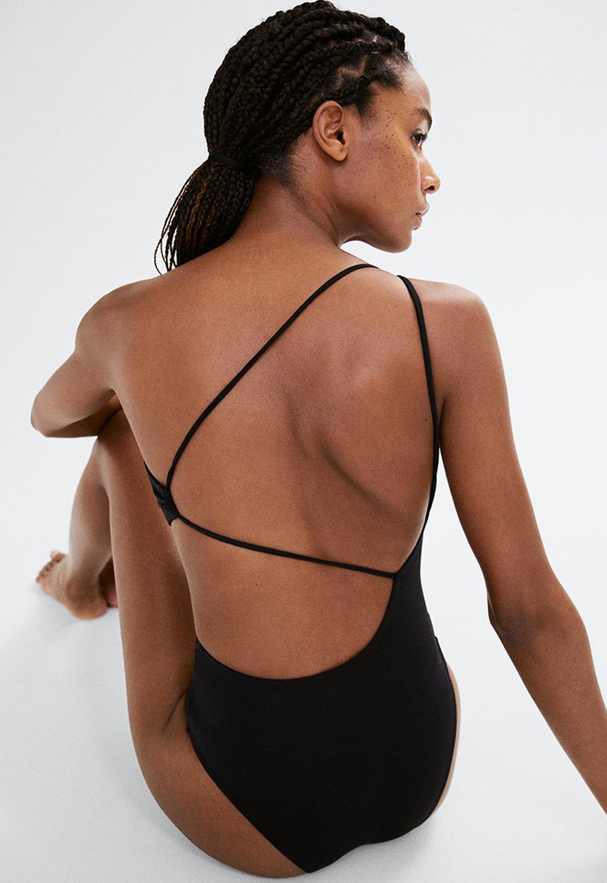MANGO - Swimsuit cira - black