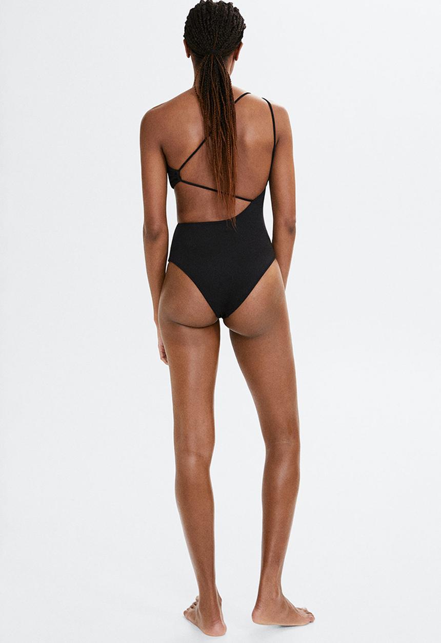 MANGO - Swimsuit cira - black