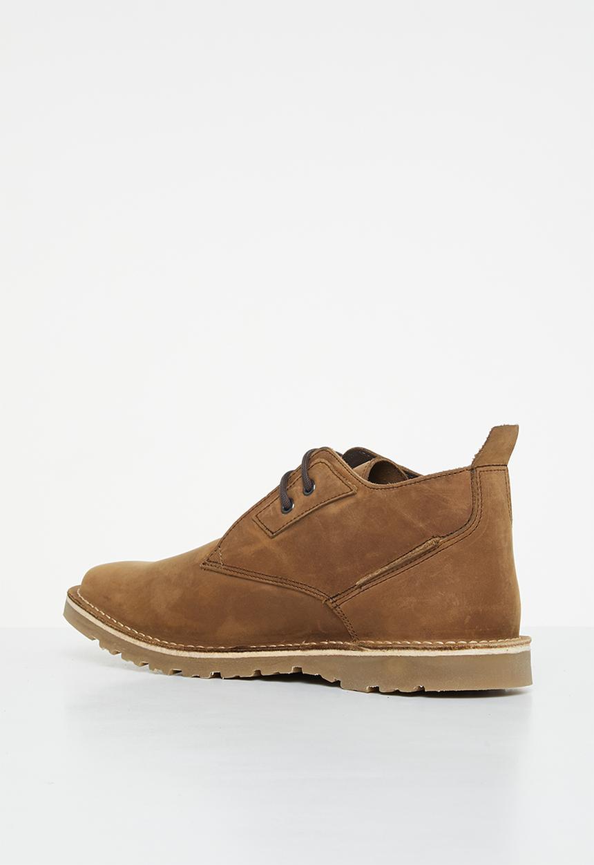 Jager leather chukka boot - dark brown