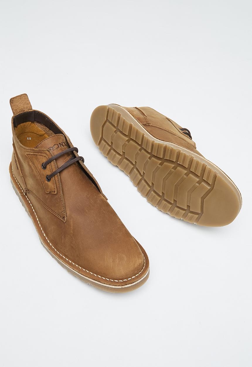 Jager leather chukka boot - dark brown