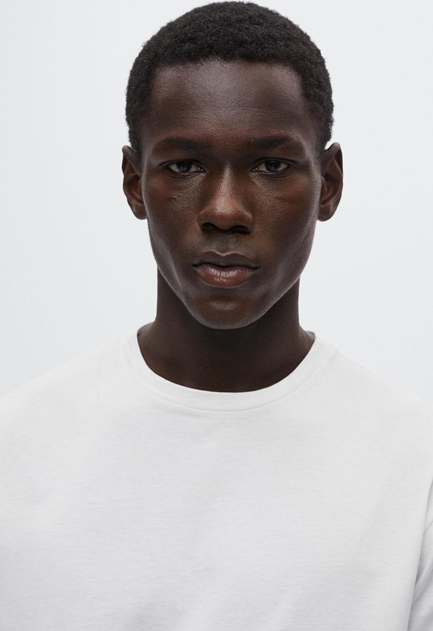 MANGO - T-shirt bellow - white1