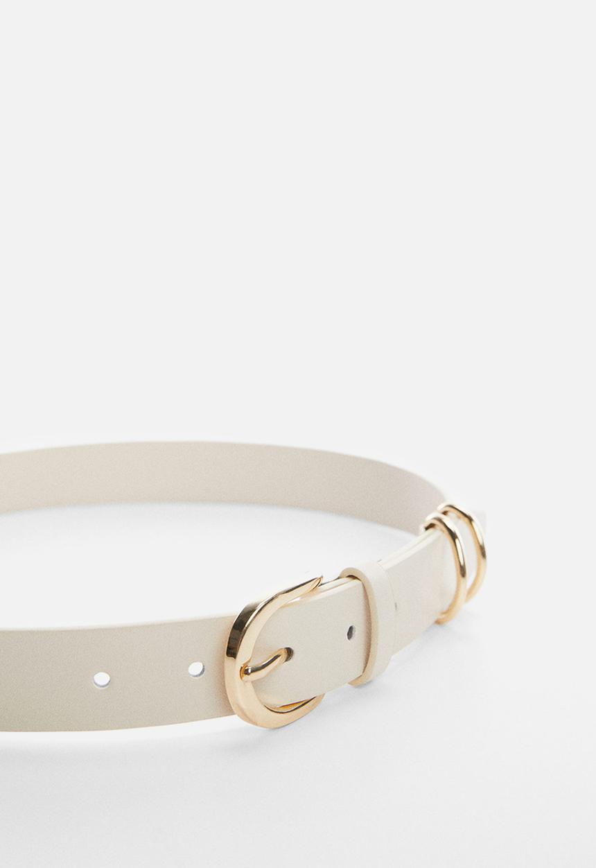 MANGO - Belt jana - ecru