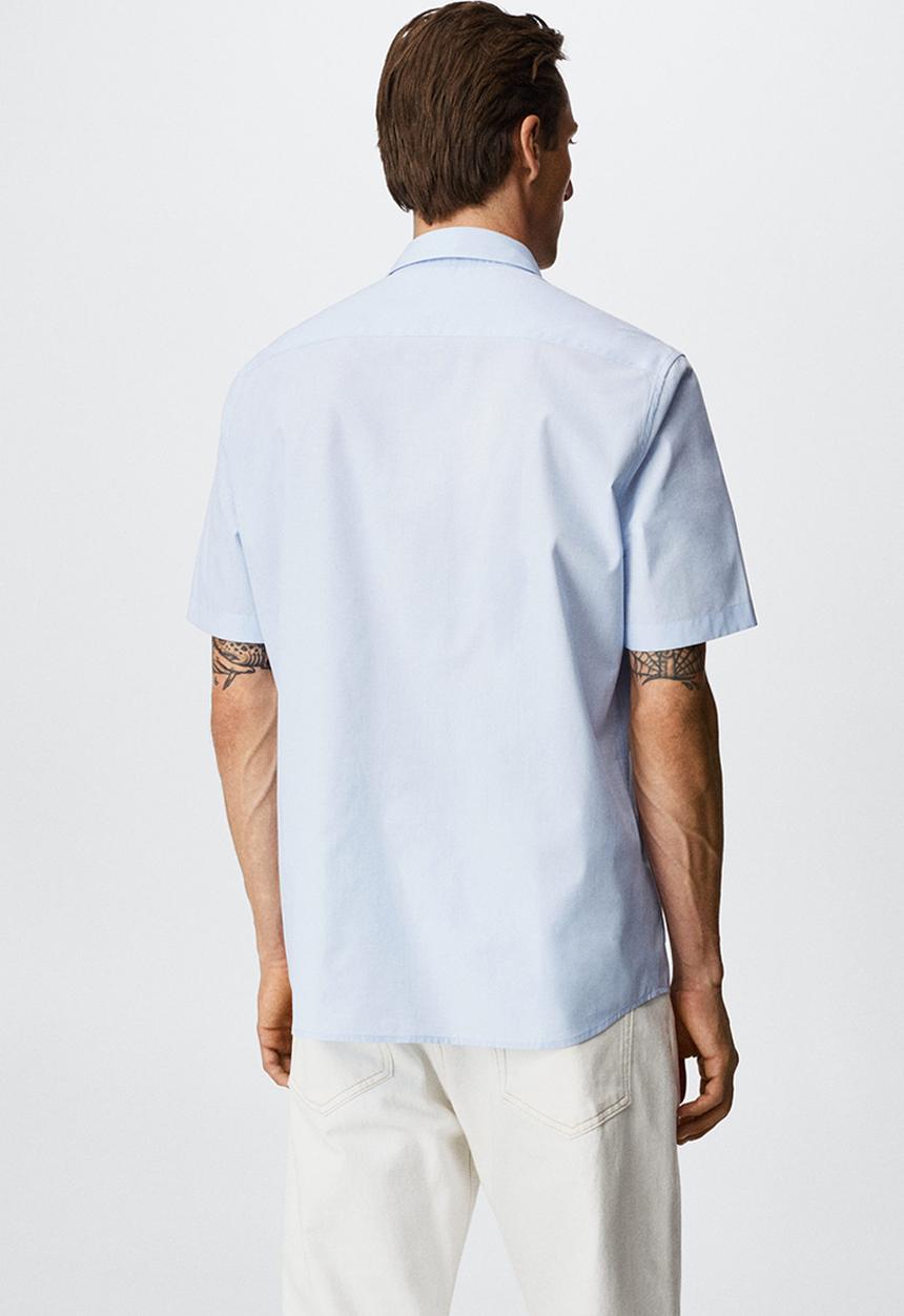 MANGO - Shirt ginza h - skye blue