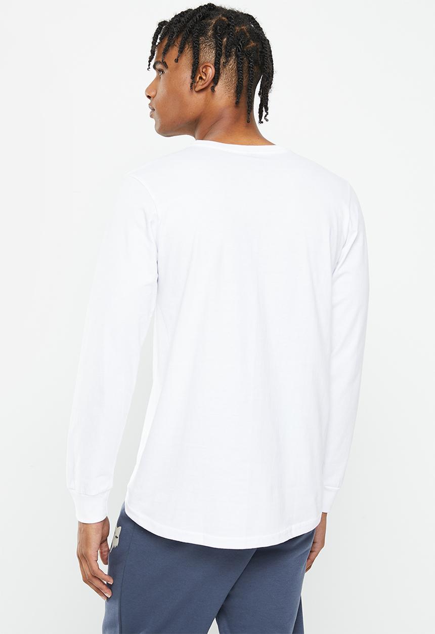 Fox - Axion long sleeve tee - white