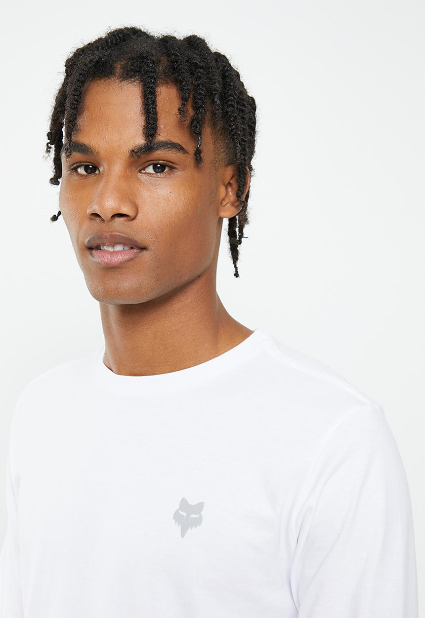 Fox - Axion long sleeve tee - white