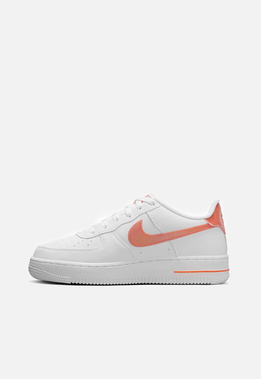 Nike - Nike air force 1 nn gs kwe - white/safety orange