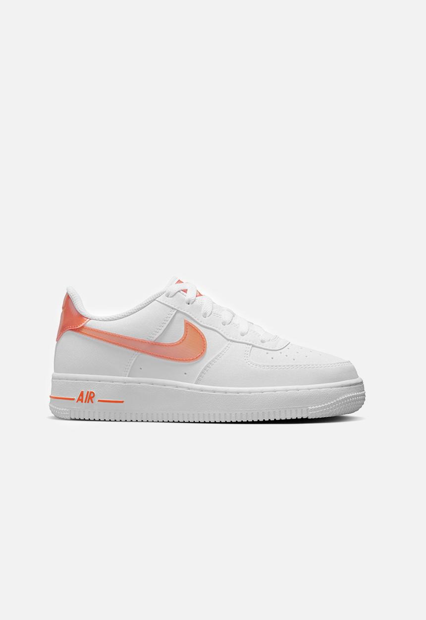 Nike - Nike air force 1 nn gs kwe - white/safety orange