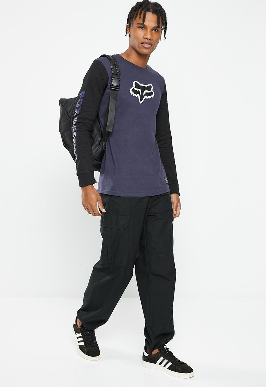 Fox - Karrera head long sleeve tee - deep colbalt