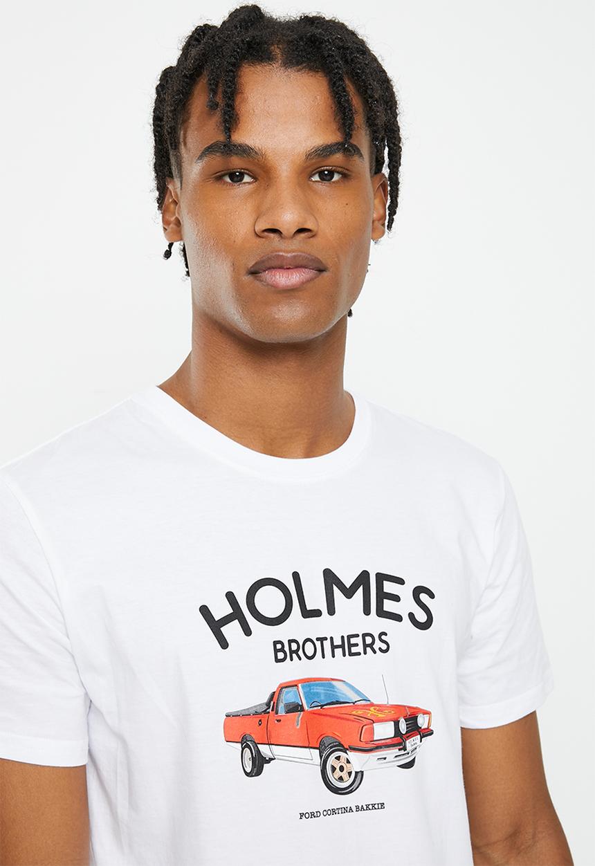 Holmes Bro's - Ford cortina short sleeve tee - white