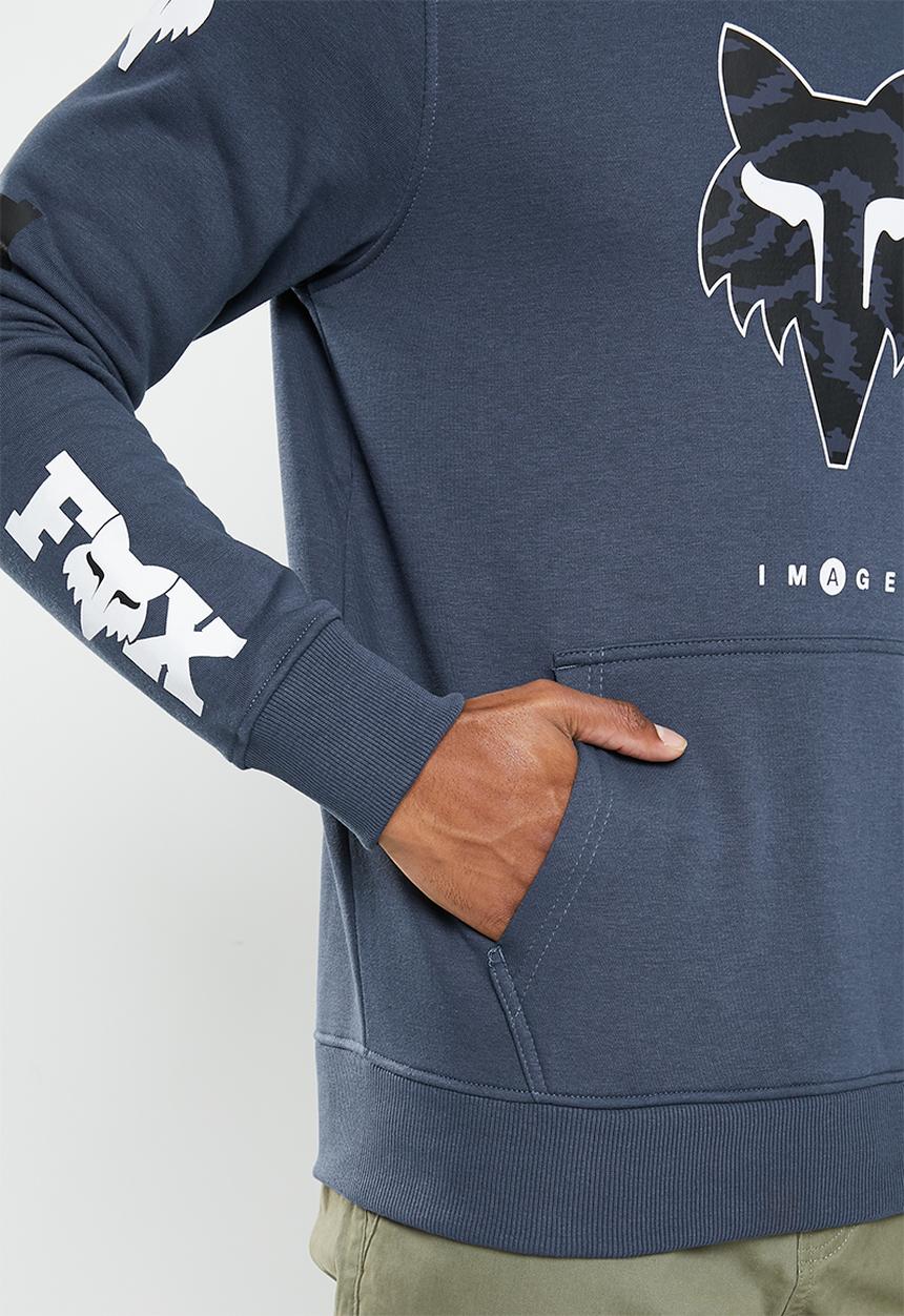 Fox - Nuklr head pullover hoody - deep colbalt
