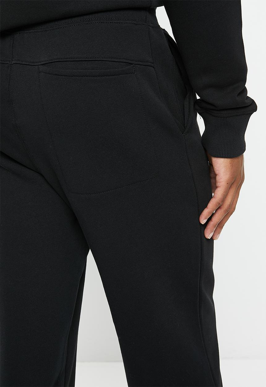 Hurley - Icon cuff track pant - black & white