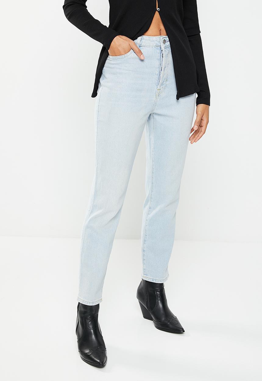 H&M - Mom ultra high ankle jeans - blue