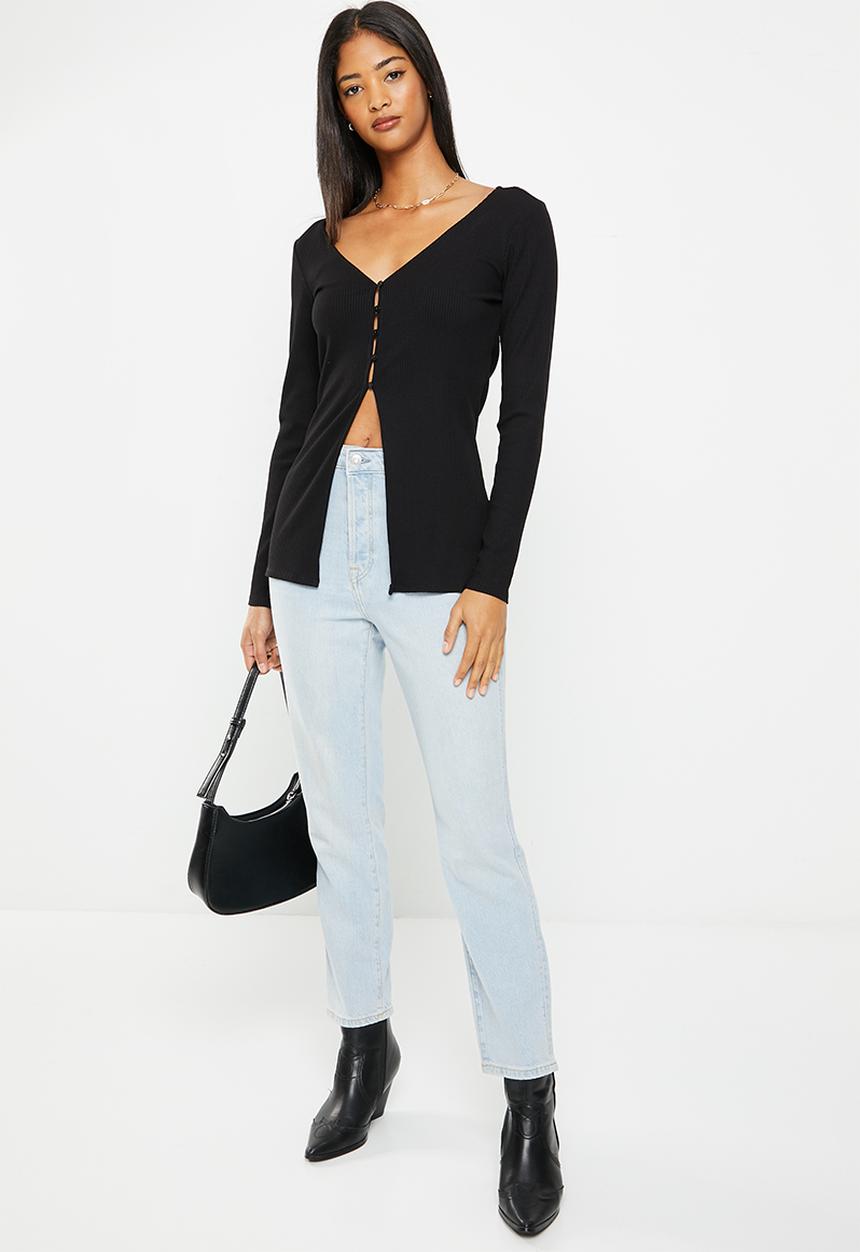 H&M - Mom ultra high ankle jeans - blue