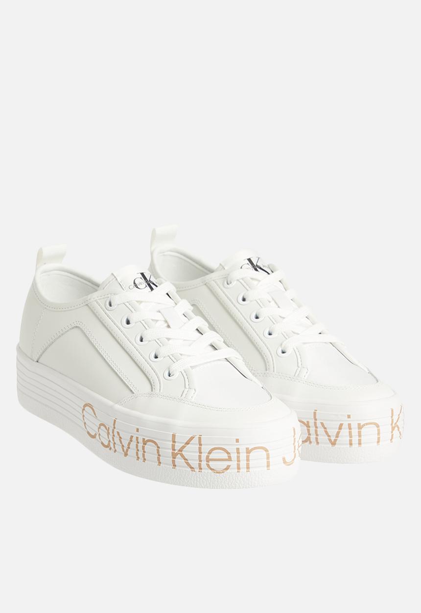 Calvin Klein - Vulc flatf low wrap around logo - white