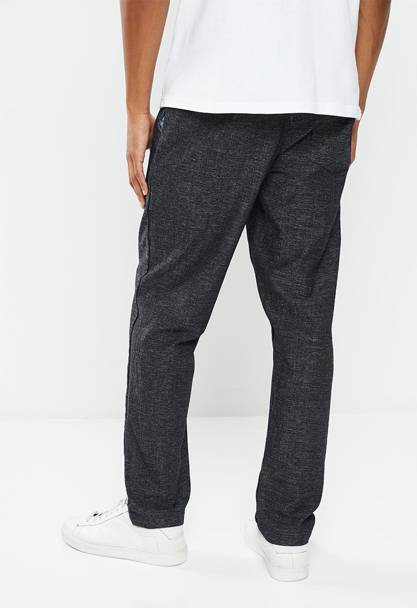 Holmes Bro's - Stripe easy pant - dark indigo