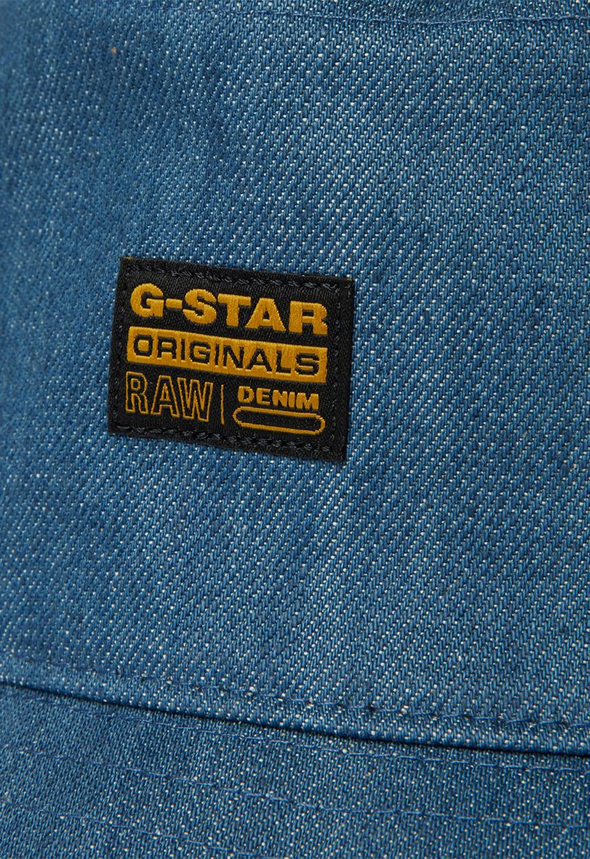 G-STAR - Denim bucket hat - navy