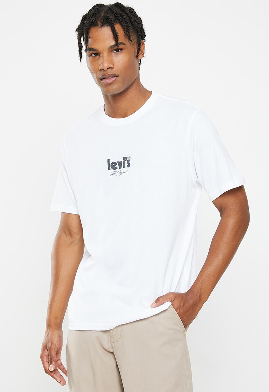 Levi’s® - Short sleeve relaxed fit tee art imitates life - white