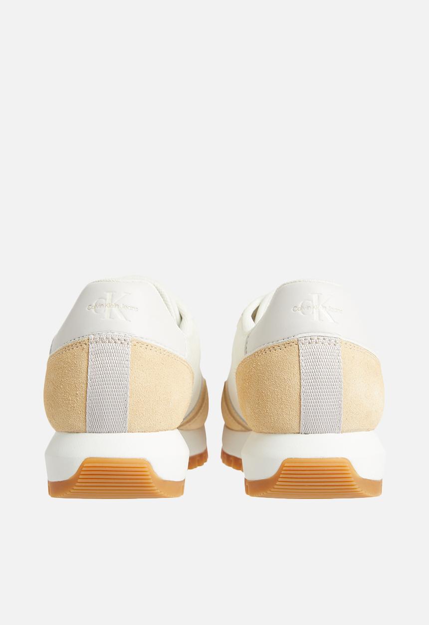 Calvin Klein - Toothy runner bold mono w - ivory/biscotti/travertine