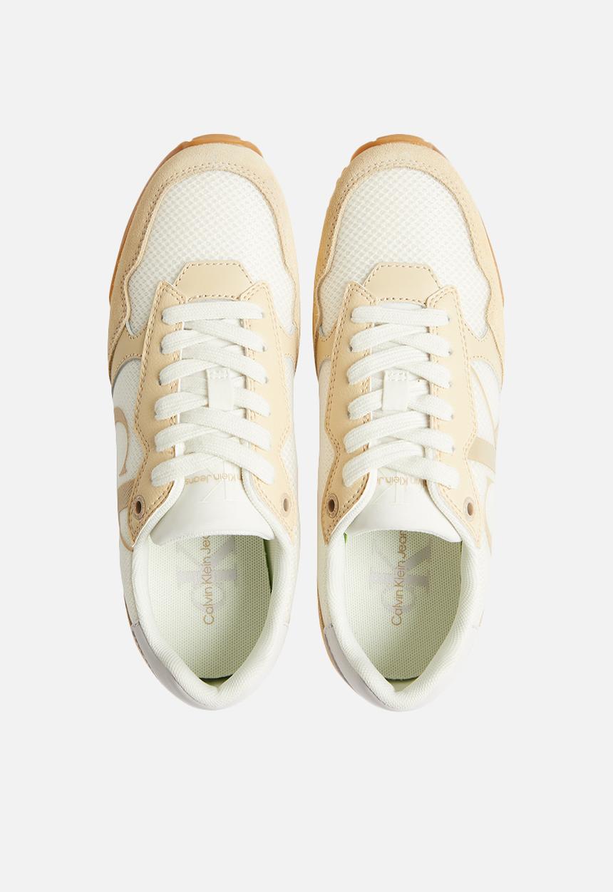 Calvin Klein - Toothy runner bold mono w - ivory/biscotti/travertine