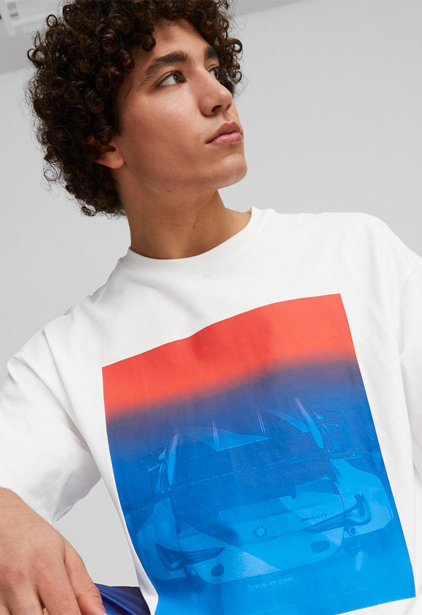 PUMA - Bmw mms road trip tee - puma white