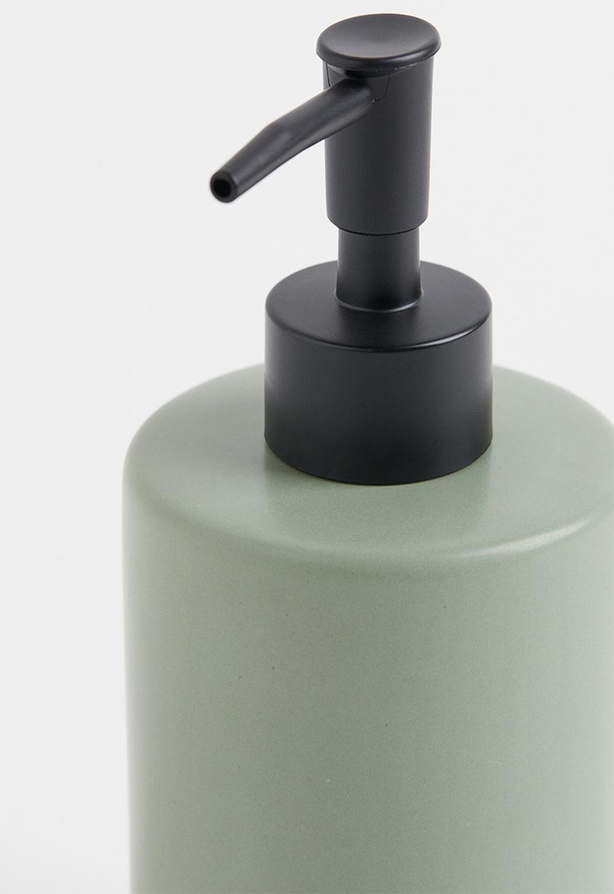 H&M - Earthenware soap dispenser - sage green