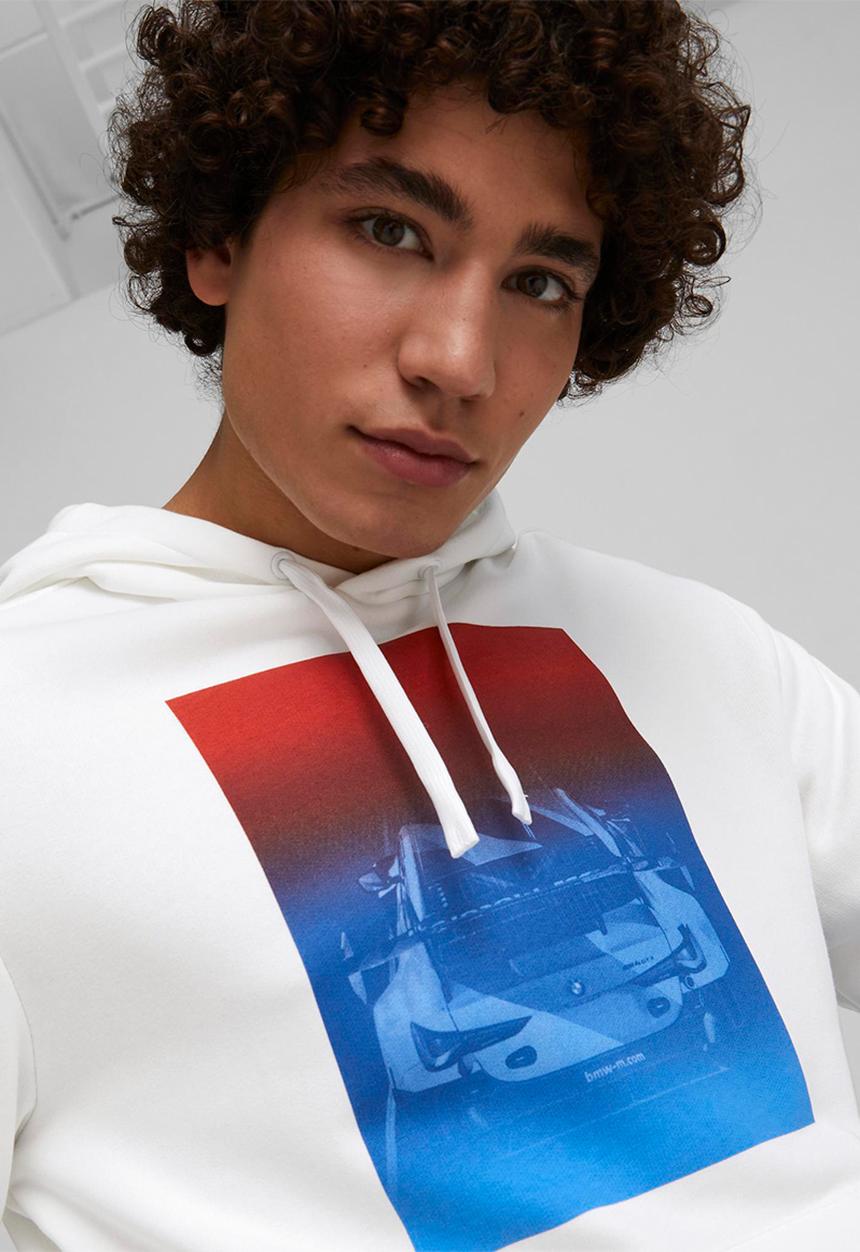 PUMA - Bmw mms road trip hoodie - puma white
