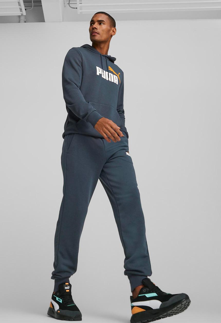 PUMA - Ess+ 2 col logo pants tr cl - dark night