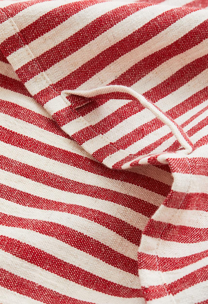 H&M - Striped tea towel - red/striped