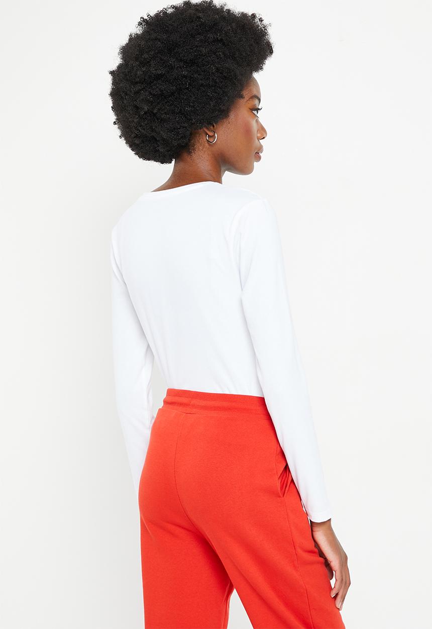 POLO - Wmn sport long sleeve T-shirt - white