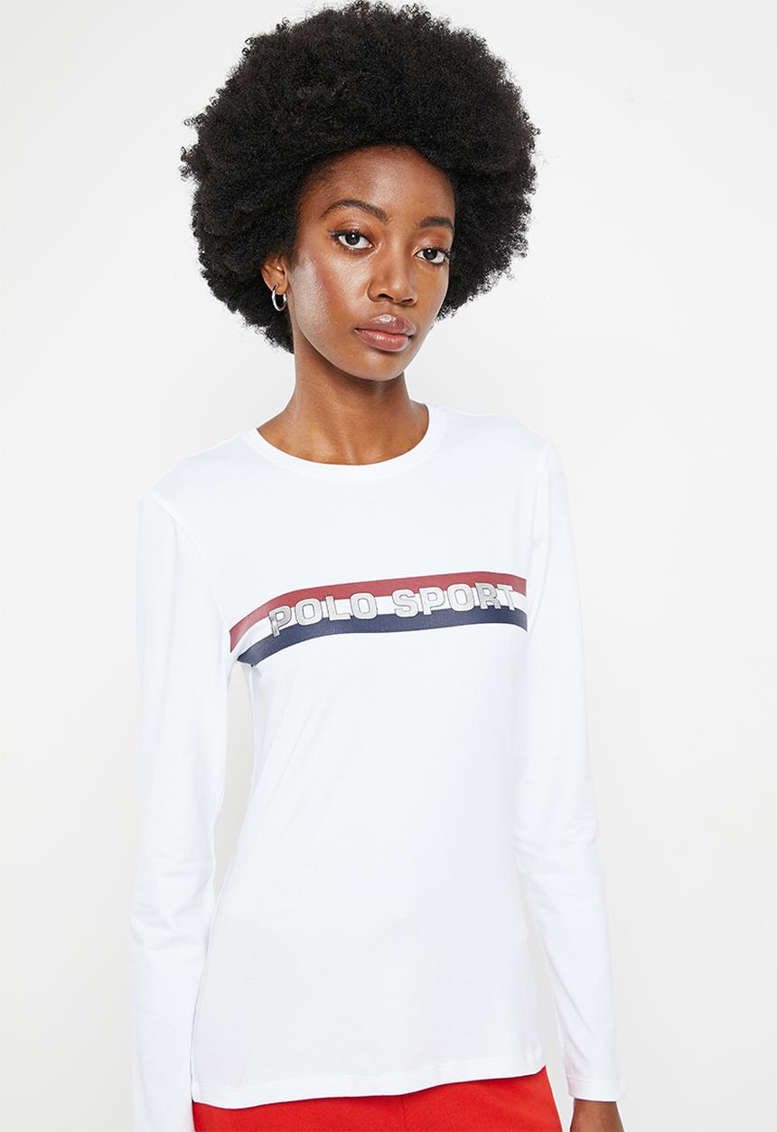 POLO - Wmn sport long sleeve T-shirt - white
