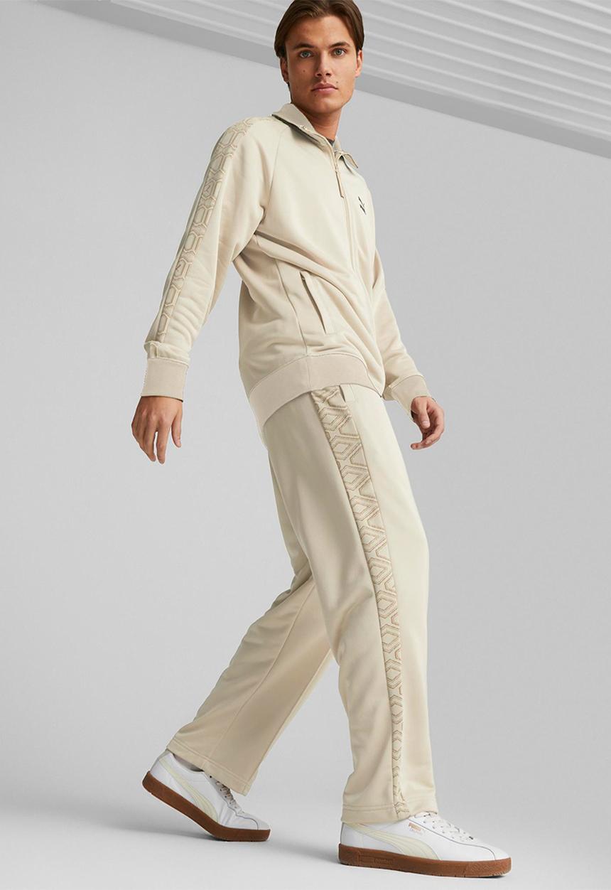 PUMA - T7 trend 7etter track pants pt - granola