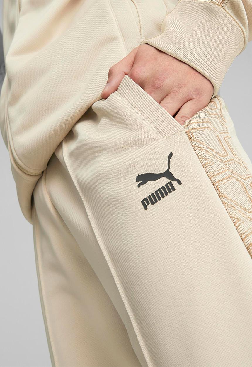 PUMA - T7 trend 7etter track pants pt - granola