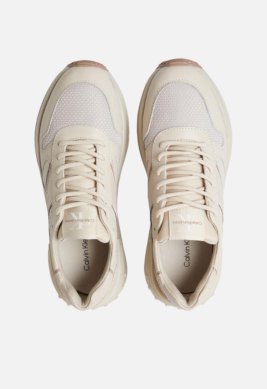 Calvin Klein - Chunky sneaker ribbon w - eggshell/ginger snap