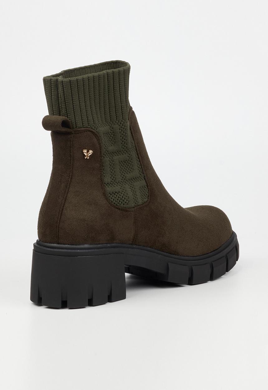 Butterfly Feet - Croyden 1 sock boot - olive