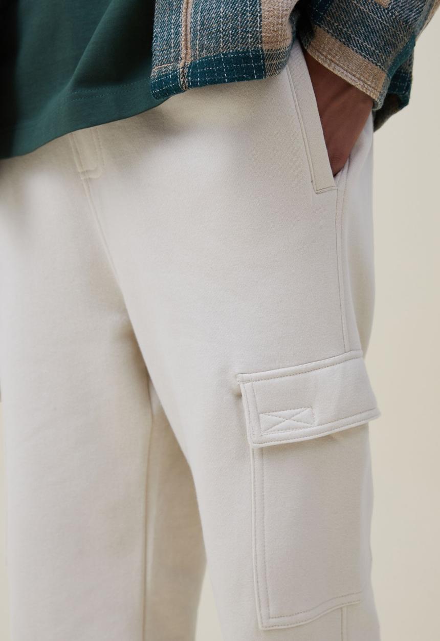 Factorie - Cargo loose fit track - ecru