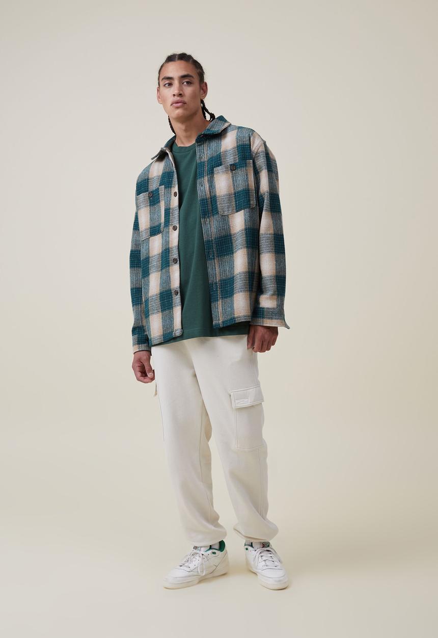 Factorie - Cargo loose fit track - ecru