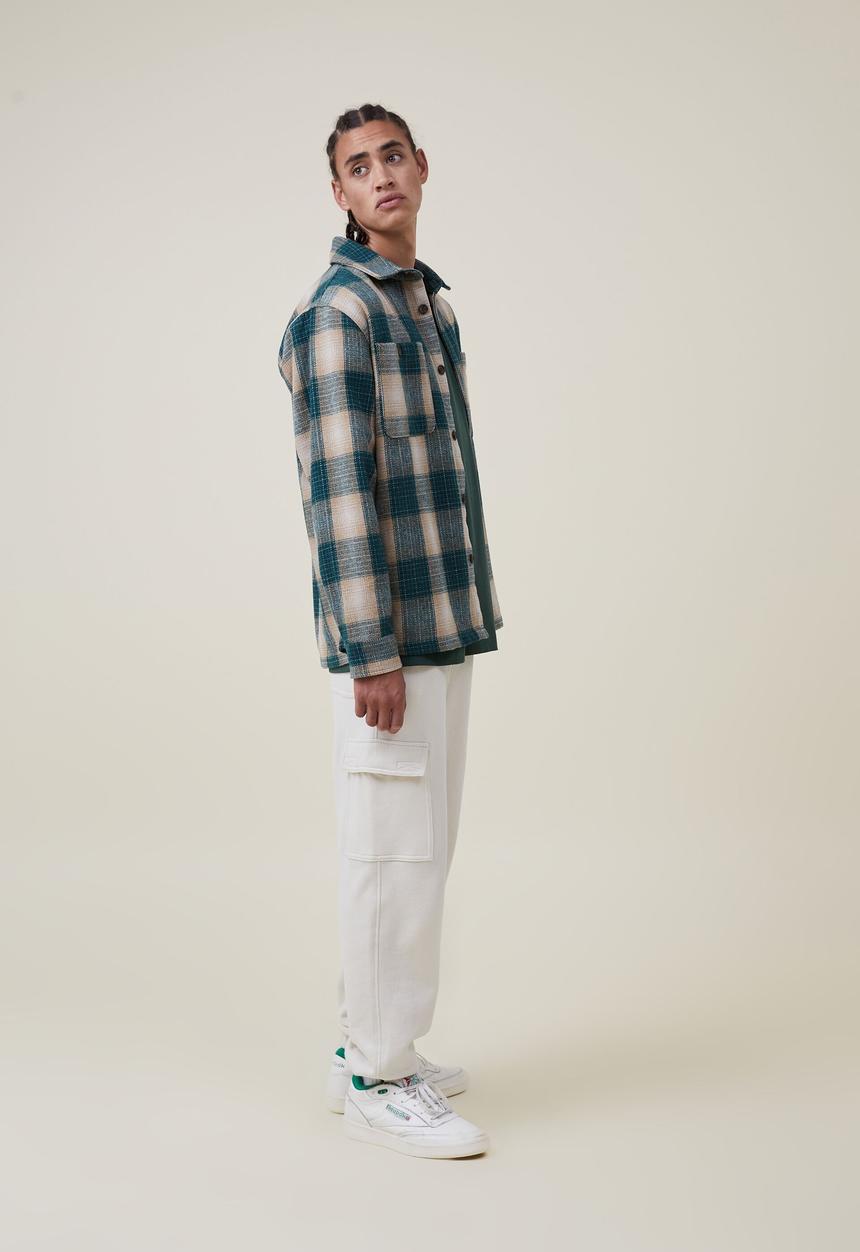 Factorie - Cargo loose fit track - ecru