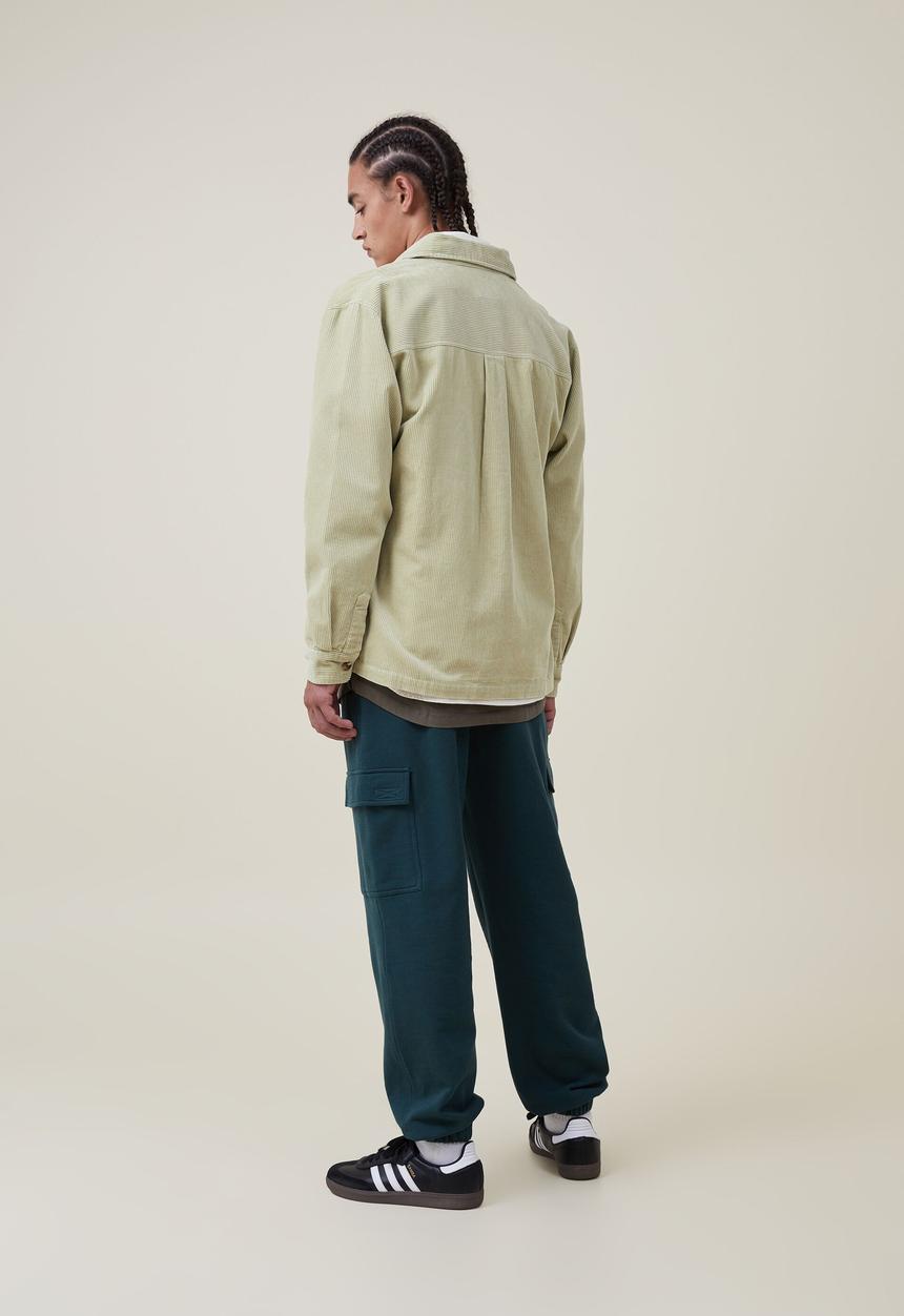 Factorie - Cargo loose fit track - pine needle green