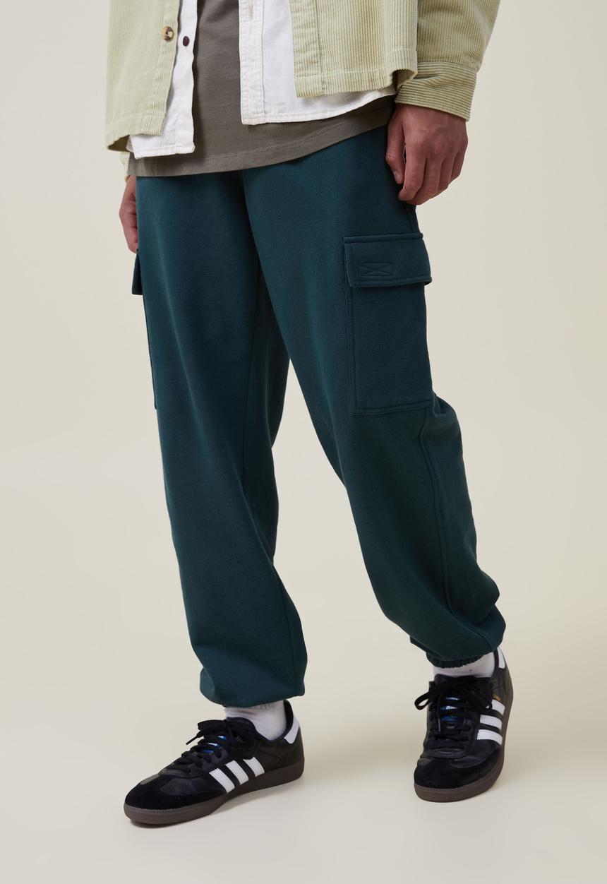 Factorie - Cargo loose fit track - pine needle green