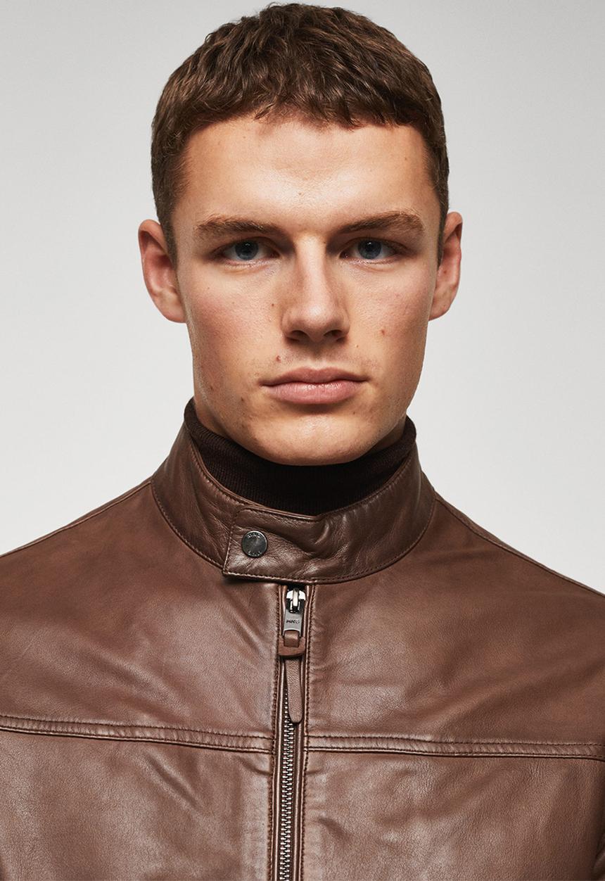 MANGO - Jacket maria - brown