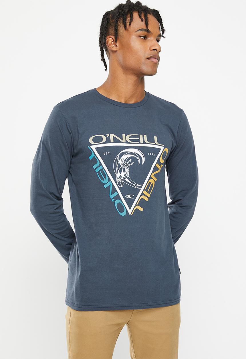 O'Neill - Round & round long sleeve tee - ombre navy